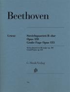 String Quartet in Bb major Op. 130 and Great Fugue Op. 133 