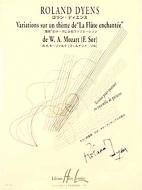 Variations sur un thème de F. Sor d'après la 'Flute Enchantée' 