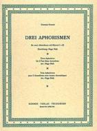 Three Aphorisms 