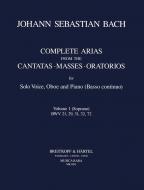 Complete Arias from the Cantatas, Masses, Oratorios Vol. 1 