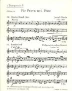 Für Feiern und Feste - Trompete I In B 