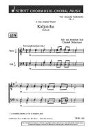 Vier russische Volkslieder Nr. 3 Standard