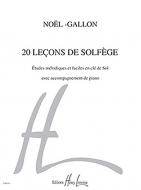 20 Leçons Clé Sol 