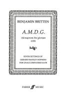 A.M.D.G. (Ad Majorem Dei Gloriam) 