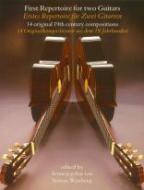 First Repertoire For Two Guitars 