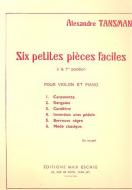 Six petites pièces faciles 