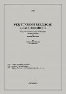 Per Funzioni Religiose E Accademie Composizioni Ce 