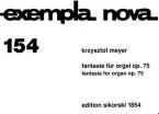 Fantasie op. 75 