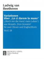 Variations On 'Là Ci Darem La Mano' From Mozart's 'Don Giovanni' Woo 28 