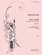 Three Songs Op. 31 