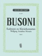Kadenzen zu Klavierkonzerten W. A. Mozarts Heft 1 
