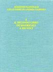 Il Secondo Libro De Madrigali A Sei Voci 