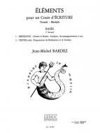 Elements pour Un Cours 