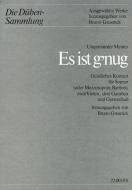 Es ist g'nug 