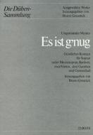 Es ist g'nug 