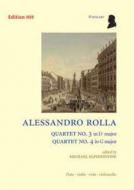 Flute Quartet 3 in D/Flute Quartet 4 in G 