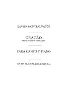 Montsalvatge Oracao Voice/Piano 