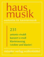 Concerto E Minor P 109 