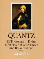 10. Triosonate in D-dur QV 2:12 