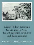 55. Sonata a tre in A-dur TWV Anh. 42:A 
