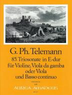 85. Triosonate in E-dur TWV 42:E7 