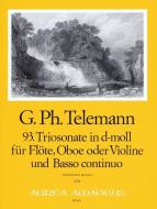 93. Sonata a tre in re minore - TWV 42:d4 da "Essercizii musici". 
