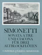Sonata a tre e Ciacona op. 8 
