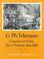 Concerto in D-dur für vier Violinen ohne Bass 