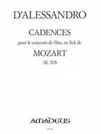 Cadenze per il concerto per flauto, in sol, di Mozart 