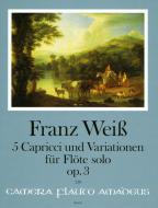 5 Capricci e variazioni op. 3 