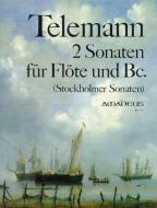 2 Sonaten für Flöte und Basso continuo 