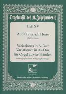 Hesse Variationen für Orgel zu vier Händen 