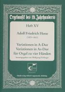 Hesse Variationen für Orgel zu vier Händen 