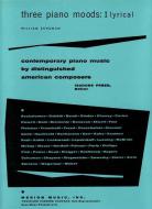 Three Piano Moods 