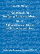Libro di musica per Wolfgang Amadeus Mozart 