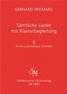 Sämtliche Lieder mit Klavierbegleitung 2 Standard