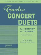 12 Concert Duets for Cornet or Trumpet 