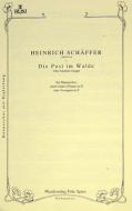 Die Post im Walde für Männerchor mit Trompeten-Solo 