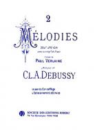 2 Mélodies sur des poèmes de Verlaine 