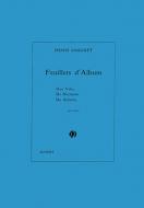 3 Feuillets d'album 