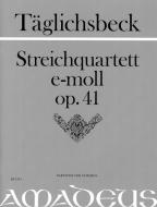 Quartetto in mi minore oo. 41 