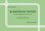 40 Solfeggi Cantati Manoscritti 1a 