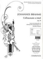 Cello Sonata E Minor Op. 38 