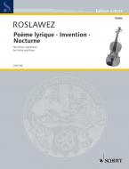 Poème lyrique - Invention - Nocturne Standard