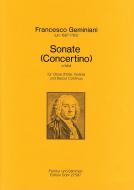 Sonate (Concertino) für Oboe (Flöte, Violine) und Streichorchester 