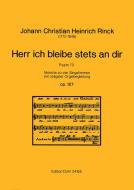 Herr, ich bleibe stets an dir 