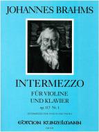 Intermezzo Op. 117 No. 1 for violin & piano 