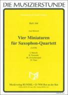 4 Miniature per quartetto di sassofoni 