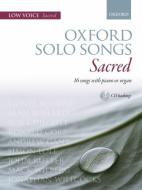 Oxford Solo Songs: Sacred (Voce Grave) 