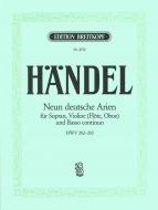 Neun Deutsche Arien HWV 202-210 